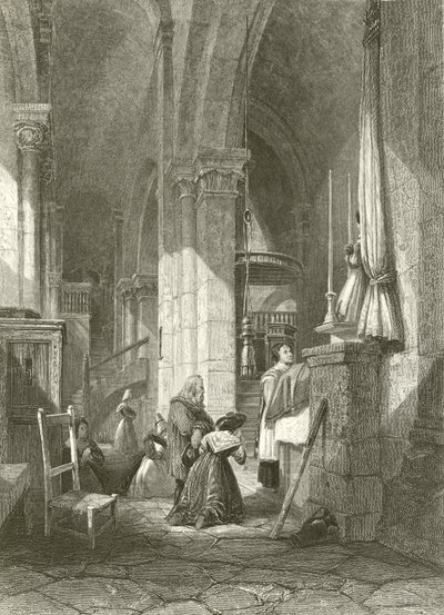 Chiesa di Polignac, Alvernia da James Duffield Harding