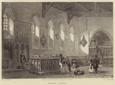 Chiesa di Cobham da James Duffield Harding