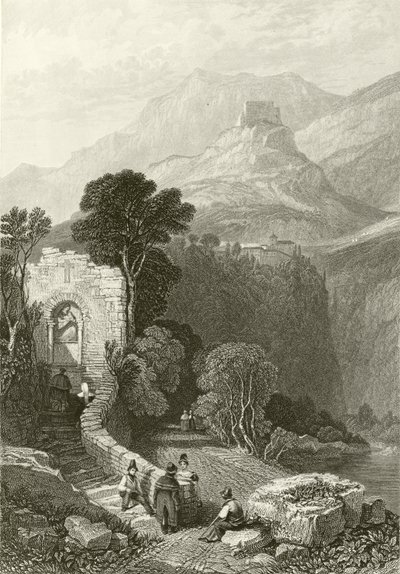 Convento di Il Santo Cosimato, Tivoli, vicino a Roma da James Duffield Harding