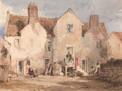 Case dei pescatori a Sculcoats vicino a Hull, Yorkshire da James Duffield Harding