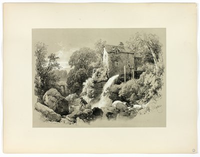 Pandy Mill, da Selezioni pittoresche da James Duffield Harding