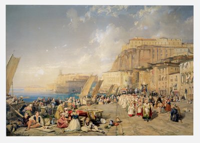 Processione nella Festa del Corpus Domini, Napoli da James Duffield Harding