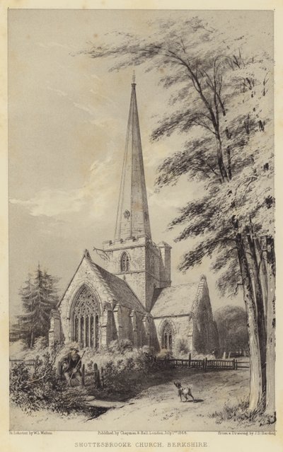 Chiesa di Shottesbrooke, Berkshire da James Duffield Harding