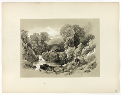 Ponte di Sledde, da Selezioni pittoresche da James Duffield Harding