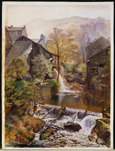 Il vecchio mulino ad acqua da James Duffield Harding
