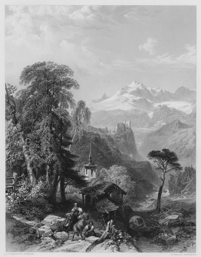 Val St Nicola, Svizzera da James Duffield Harding