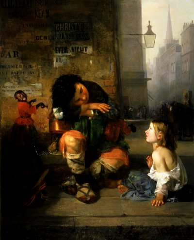 Il ragazzo savoiardo a Londra, 1865 da James Edward Freeman
