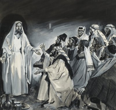 Il dubbio di Tommaso, che vede Cristo dopo la risurrezione da James Edwin McConnell