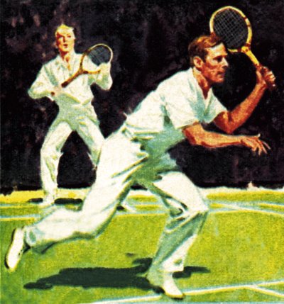 Re Giorgio VI giocò nel doppio maschile a Wimbledon nel 1926 da James Edwin McConnell