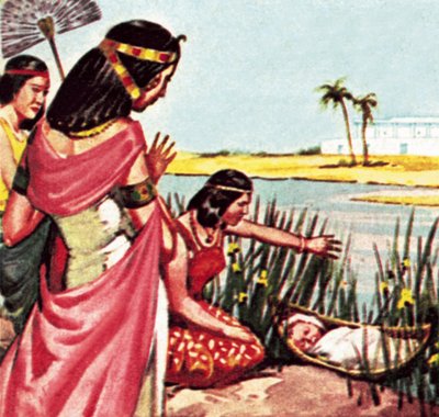 Mosè tra i giunchi da James Edwin McConnell