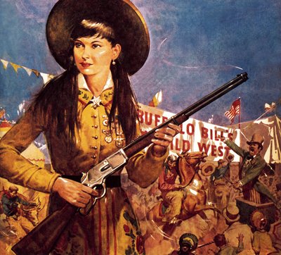 Sharpshooter Annie - Annie Oakley e la sua pistola da James Edwin McConnell