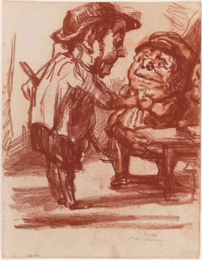 Nach Daumier: Die fröhlichen Jäger da James Ensor