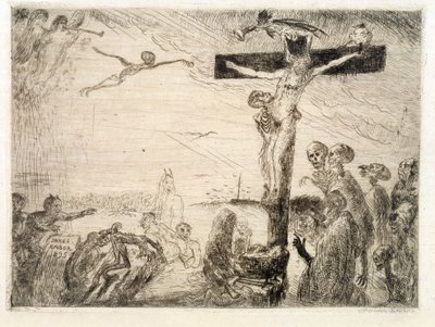 Cristo tormentato dai diavoli da James Ensor