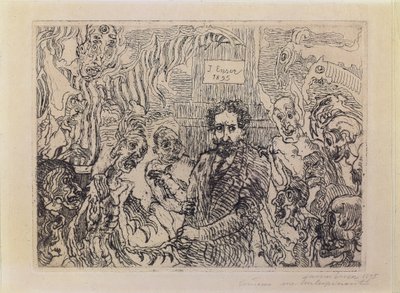 Demoni che mi prendono in giro da James Ensor