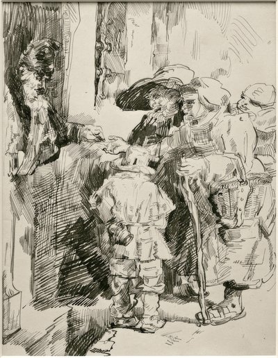 I mendicanti alla porta da James Sidney Ensor