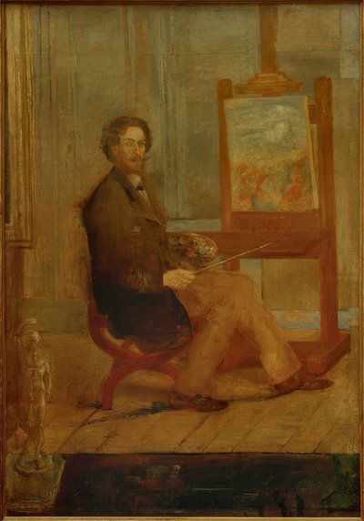 Ensor al suo cavalletto da James Sidney Ensor