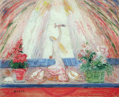 Fiori della Terra, Flora del Mare sotto un Riso di Luce da James Ensor