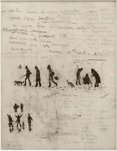 Storia senza parole (Cacciatore in inverno) da James Sidney Ensor