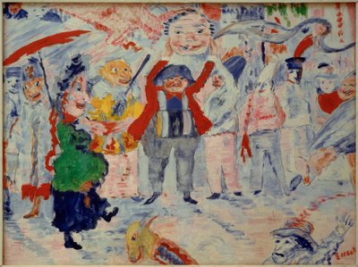 Carnevale nelle Fiandre da James Sidney Ensor