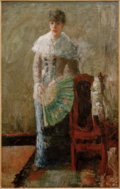 La signora con il ventaglio da James Sidney Ensor