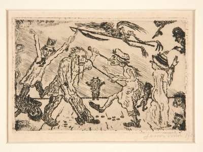 La collera, dal portfolio I peccati capitali da James Ensor