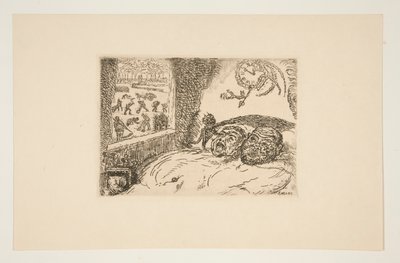 La pigrizia, dal portfolio I peccati capitali da James Ensor