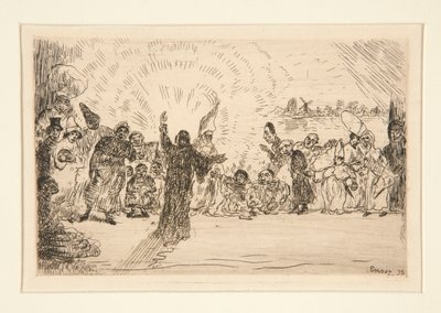 Il Cristo e i mendicanti da James Ensor
