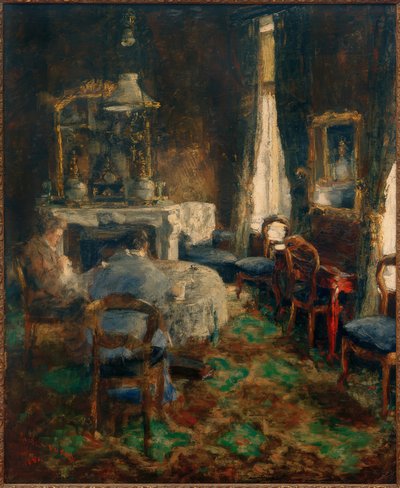 Il salone borghese da James Sidney Ensor
