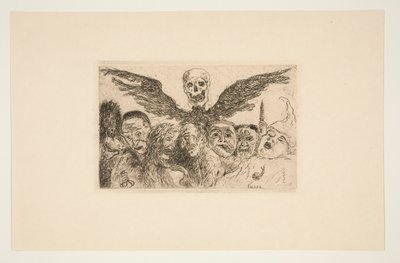 I sette peccati capitali dominati dalla morte, dal portfolio I peccati capitali da James Ensor