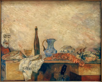 Maschera che guarda crostacei da James Sidney Ensor