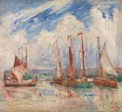 Porto di Ostenda, c.1900-04 da James Ensor