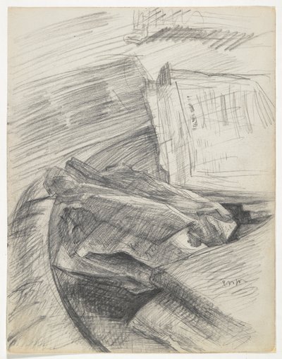 Carte e Libri Disposti su un Tavolo da James Ensor