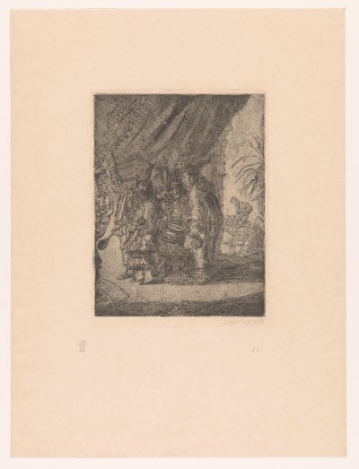 Medici persiani esaminano le feci del re Dario da James Ensor