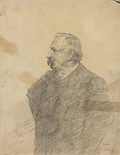 Ritratto di Ernest Rousseau da James Ensor
