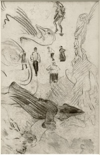 Silhouette e figure grottesche da James Sidney Ensor