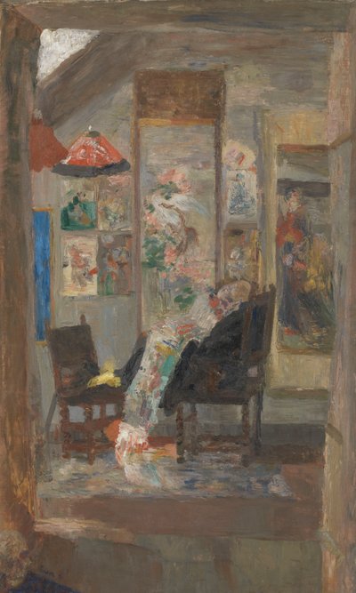 Scheletro che Guarda Chinoiserie da James Ensor