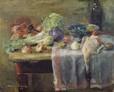 Natura morta con anatra da James Ensor