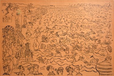 Il bagno a Ostenda da James Ensor
