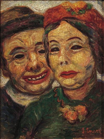 La coppia mascherata da James Ensor