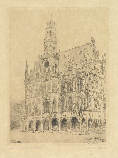 Municipio di Oudenaarde da James Ensor