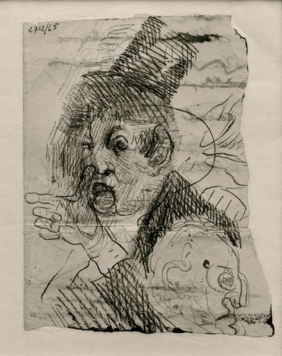 Due teste e una mano da James Sidney Ensor