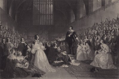 Il processo di Thomas, conte di Strafford, nella Westminster Hall, 1641 da James F. Scott