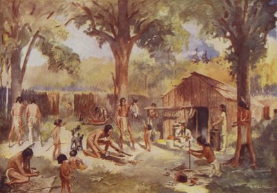 Un villaggio indiano da James Fergus Kyle