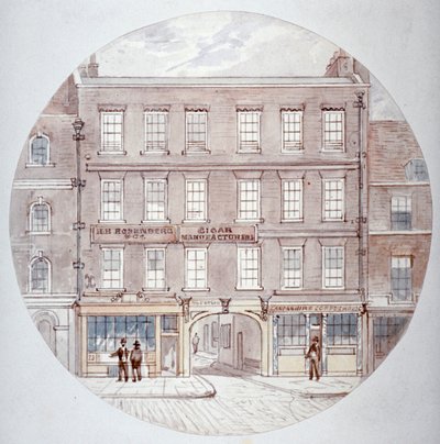 22 e 23 Farringdon Street, Città di Londra, c. 1855 da James Findlay