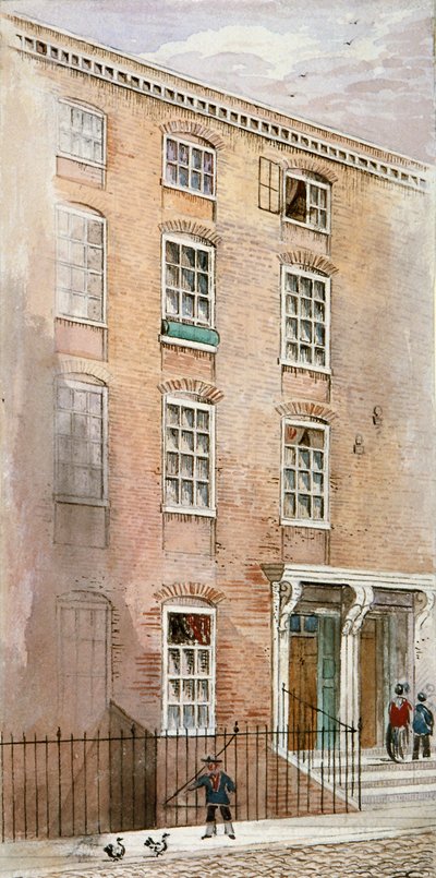 Case in Crane Court, vicino a Fleet Street, Città di Londra da James Findlay