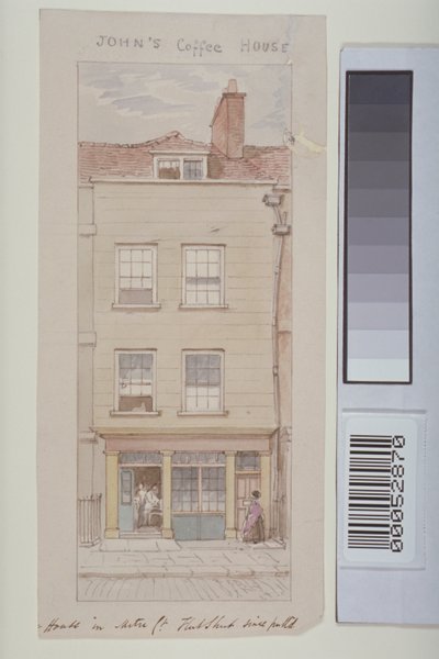 Veduta di Mitre Court, Fleet Street, che mostra la John