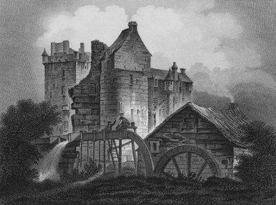 Castello di Elcho, 1803 da James Fittler