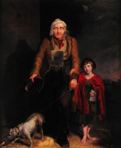 Il mendicante cieco da James Flewitt Mullock
