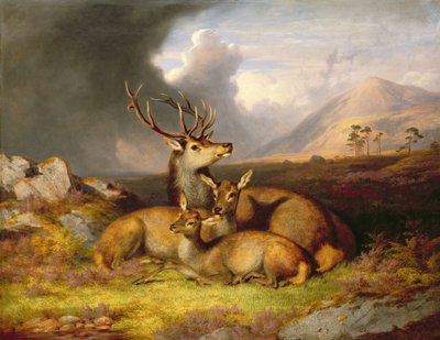 Felicità delle Highlands, Ben Lebrig sullo sfondo da James Giles