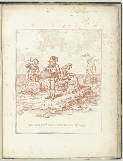 Comitato di Commercio e Navigazione, 1795 da James Gillray (possibly)